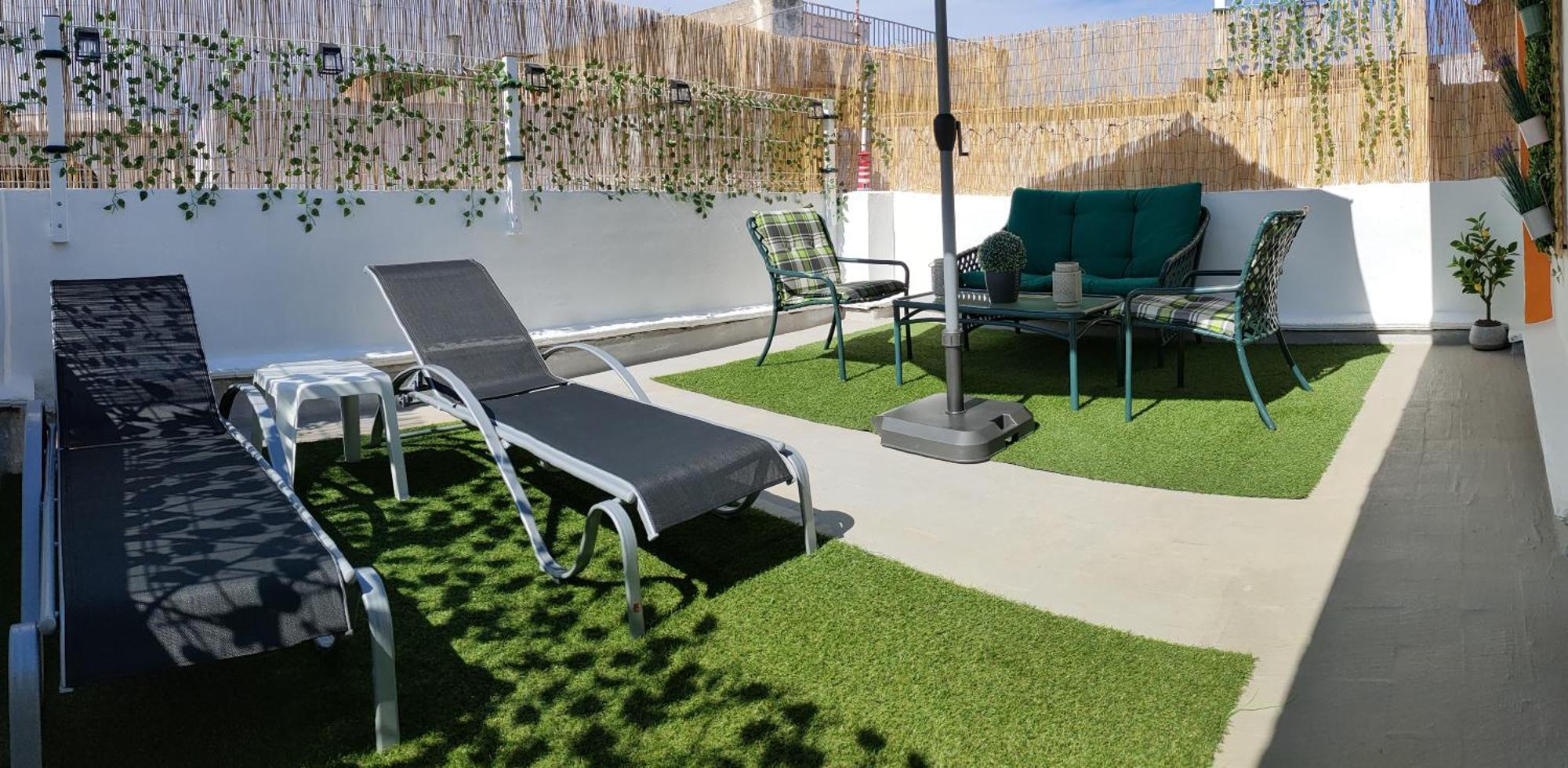Casa Mayago, Terraza Y Solarium ペゴ エクステリア 写真