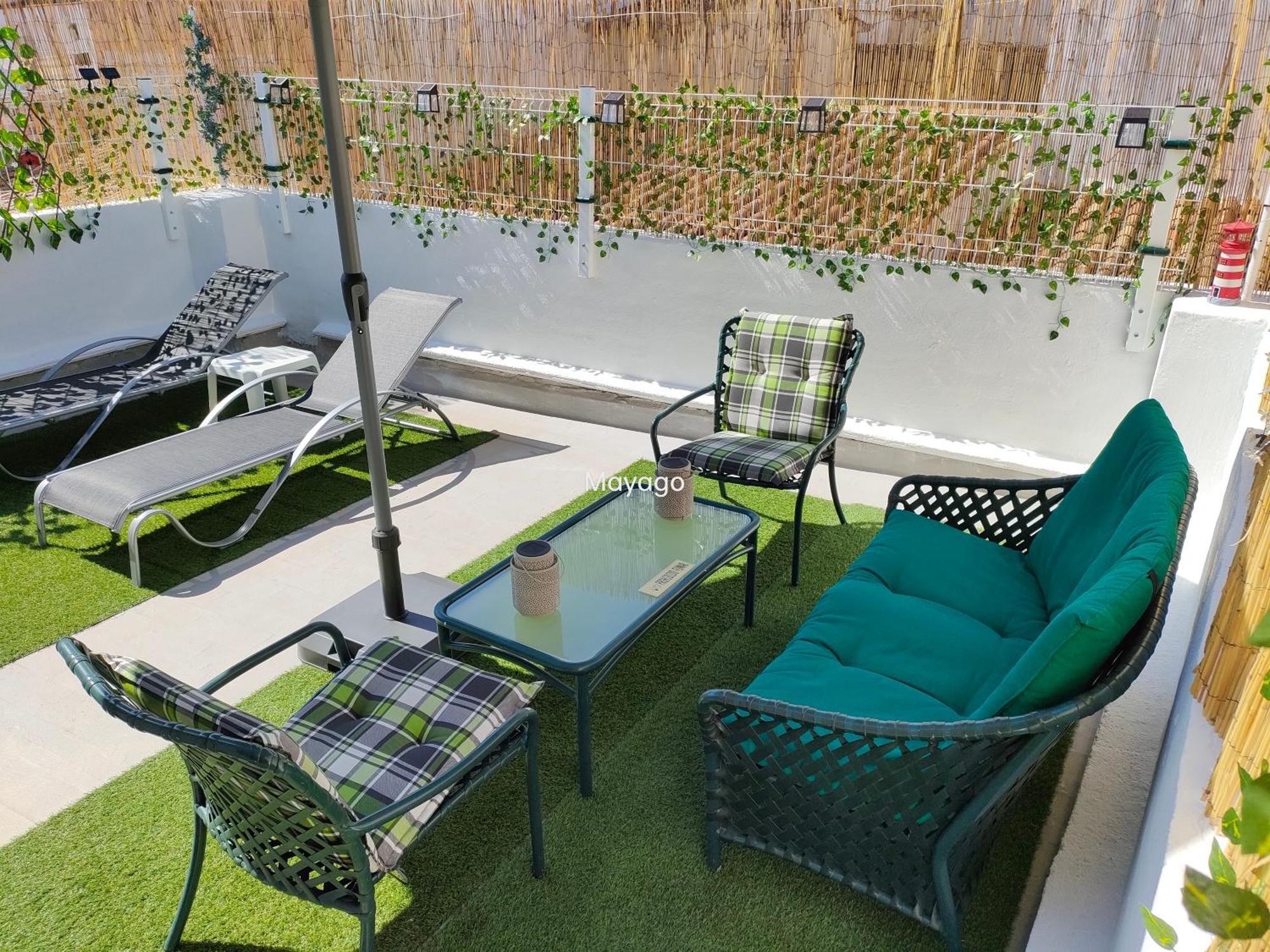 Casa Mayago, Terraza Y Solarium ペゴ エクステリア 写真