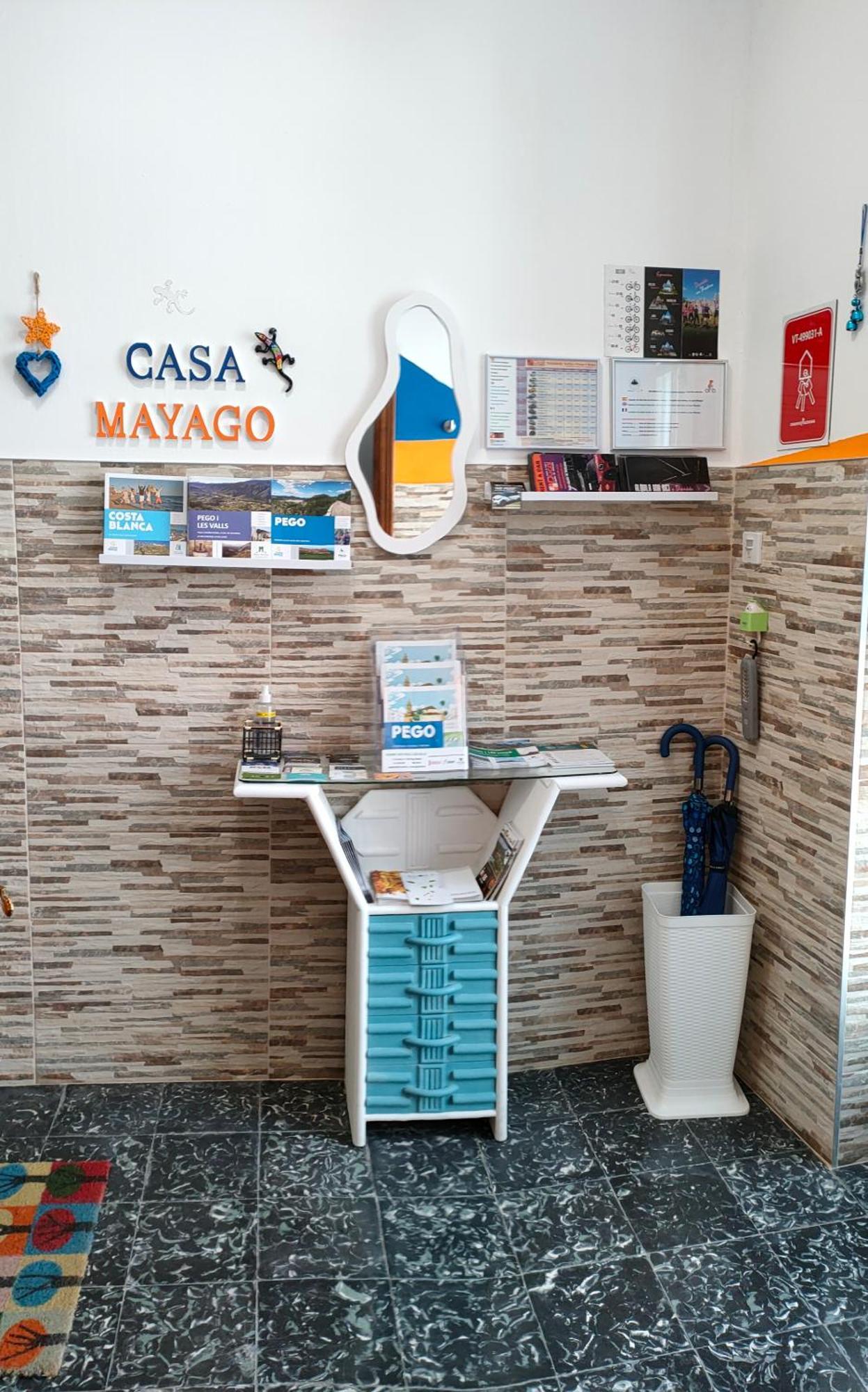 Casa Mayago, Terraza Y Solarium ペゴ エクステリア 写真